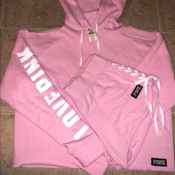 pink brand sweat suits